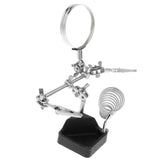 5x Auxiliary Clip Magnifier Soldering Jewelry Repair Tool w Stand