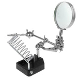 5x Auxiliary Clip Magnifier Soldering Jewelry Repair Tool w Stand