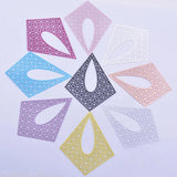 20pcs Brass Laser Cut Thin Bigger Charms Silver Charm DIY Jewelry Earring Making