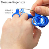 Ring Sizer Set Finger Size Gauge Measure Tool Jewelry Sizing Tools