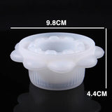 Flower Shape Candle Holder Silicone Mold DIY Resin Craft Home Decoration