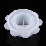 Flower Shape Candle Holder Silicone Mold DIY Resin Craft Home Decoration