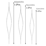 26pcs Stainless Steel Beading Needles Jewelry Threading Tools with Storage
