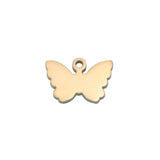 5Pcs Stainless Steel Butterfly Charms Insect Pendant Jewelry Making DIY