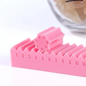 Desktop Table Calendar Silicone Mold DIY Crystal Epoxy Resin Mold