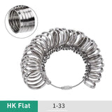 Metal Finger Ring Gauge Sizer Jewelry Measuring Tools