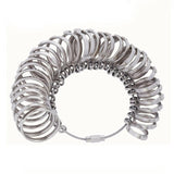 Metal Finger Ring Gauge Sizer Jewelry Measuring Tools