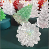 3D Christmas Tree Candle Night Light Silicone Mold DIY Resin Jewelry Pendant