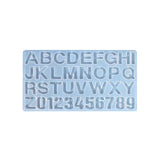 Resin Alphabet Number Mold for Epoxy Crafts