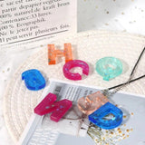 Resin Alphabet Number Mold for Epoxy Crafts