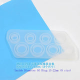 2 Shapes Silicone Casting Molds For DIY Resin Rings Jewelry