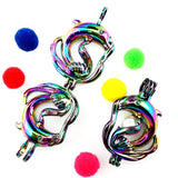 10PCS Dolphins Charms Pearl Cage Locket Aromatherapy Diffuser Pendants