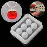 Silicone Mold 12mm Ball DIY Jewelry Necklace Pendant Making Tools