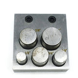Metal Disc Cutter Punch Set for Jewelry Making