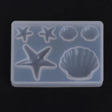 Silicone Mold Diamond Shell Epoxy Resin DIY Jewelry Making Crafts Cake Pendant