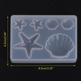 Silicone Mold Diamond Shell Epoxy Resin DIY Jewelry Making Crafts Cake Pendant