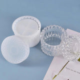 Round Storage Box Resin Mold DIY Crafts Container Case