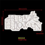 Halloween Mirror Witch Epoxy Silicone Mold Decor