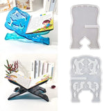 Silicone Mold Eid Resin Quran Folding Book Stand Holder