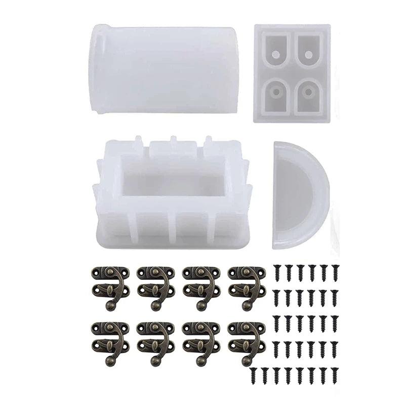 Treasure Box Silicone Resin Mould for Jewelry Storage