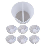 Silicone Split Cup 2-5 Chambers Reusable Pouring Divided Cups