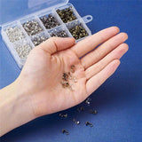 Iron Clamshell Bead Tips for Jewelry Making DIY 9x3mm