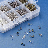 Iron Clamshell Bead Tips for Jewelry Making DIY 9x3mm