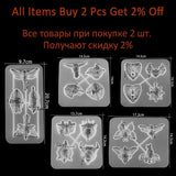 5 Styles Devil's Eye Silicone Molds for DIY Jewelry Making