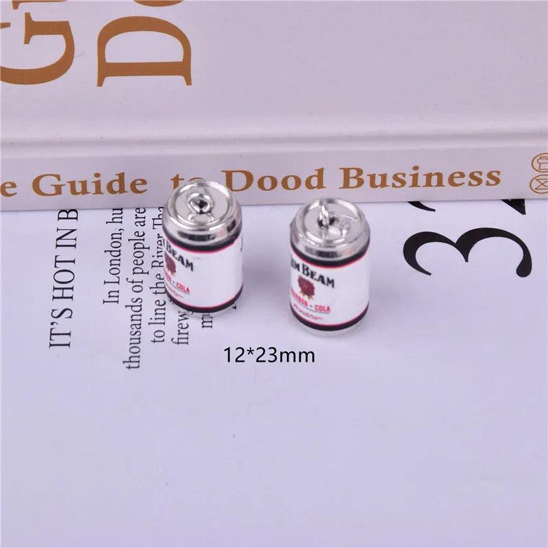 10pcs Drink Alcohol Can Charms for DIY Jewelry Making