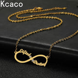 Personalized Heart Nameplate Necklace with Birth Stone