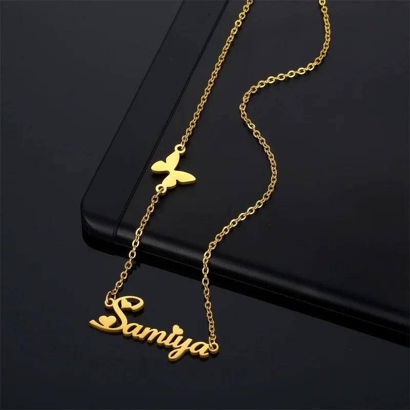 Custom Stainless Steel Name Necklace for Her