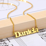Stainless Steel Personalized Name Necklace Chain Choker Pendant