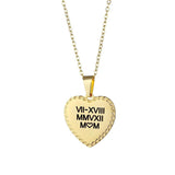 Personalized Stainless Steel Heart Name Necklace for Women