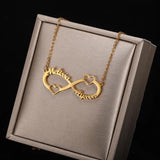 Infinite Name Necklace Personalized Stainless Steel Chain