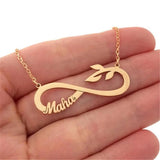 Infinite Name Necklace Personalized Stainless Steel Chain
