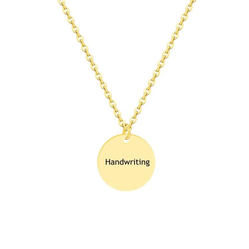 13mm Handwriting Necklace-Signature Jewelry-Memorial Gift