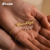 Personalized Ripple Chain Necklace for Women
