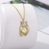 Custom Pet Photo Engraved Necklace - Stainless Steel