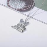 Custom Pet Photo Engraved Necklace - Stainless Steel