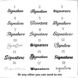 Personalized Cursive Vertical Name Choker Necklace