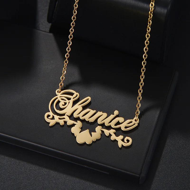 Name Necklace Chains Personalized Jewelry Gift