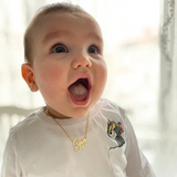 Personalized Kids Name Necklace Birth Date Number Jewelry