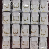 Personalized Name Necklace for Women Stainless Steel Pendant Choker