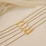Personalized Handwritten Name Necklace for Women Stainless Steel
