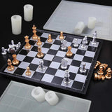 3D International Chess Board Mold Epoxy Resin Casting DIY