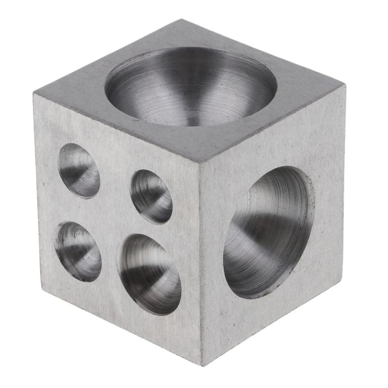 Steel Dapping Block & Punches Set for Jewelry Doming Tool