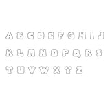 Personalised Name Necklace For Women Stainless Steel Cut Out Letter Necklace