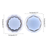 Silicone Flowerpot Form Mold Epoxy Resin Candle Mold