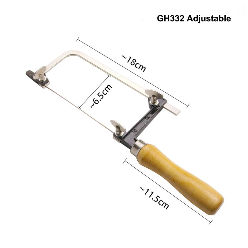 U-shape Saw Bow With Wooden Handle DIY Jewelry Saw Frame