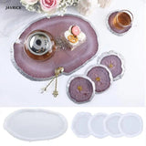 5 Pcs Silicone Dish Molds for DIY Jewelry Storage Set